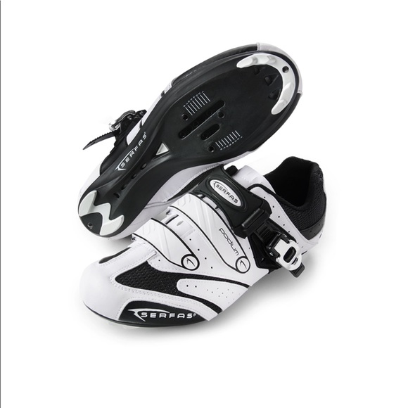 Serfas Other - Serfas Mens Podium B&W Cycling Road Shoes 44 M